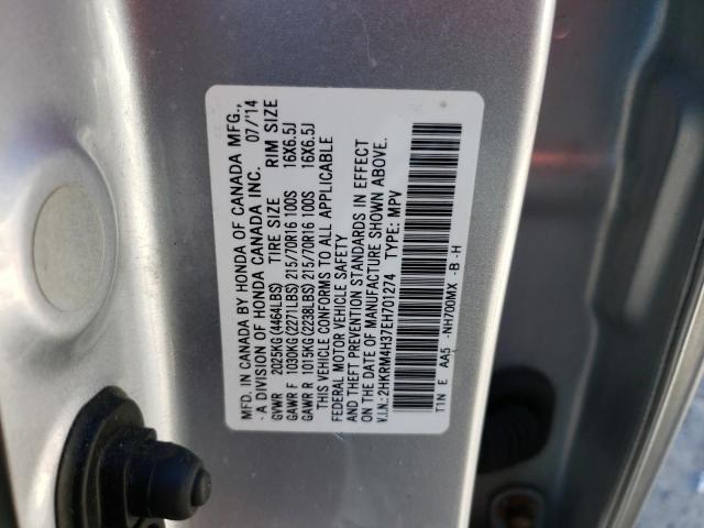 Aukcja sprzedaży 2014 Honda Cr-v Lx, vin: 2HKRM4H37EH701274, numer aukcji: 46960543