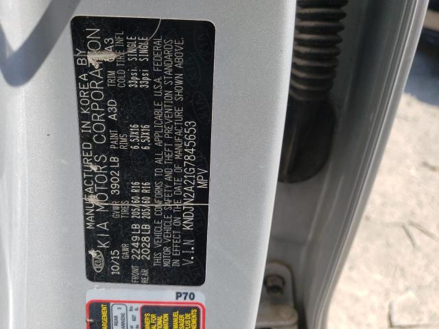 2016 Kia Soul მანქანა იყიდება აუქციონზე, vin: KNDJN2A21G7845653, აუქციონის ნომერი: 47028293