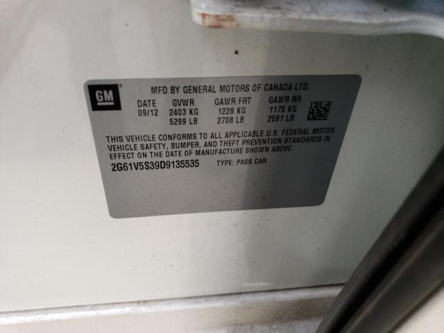 Продаж на аукціоні авто 2013 Cadillac Xts Platinum, vin: 2G61V5S39D9135535, номер лоту: 45890293
