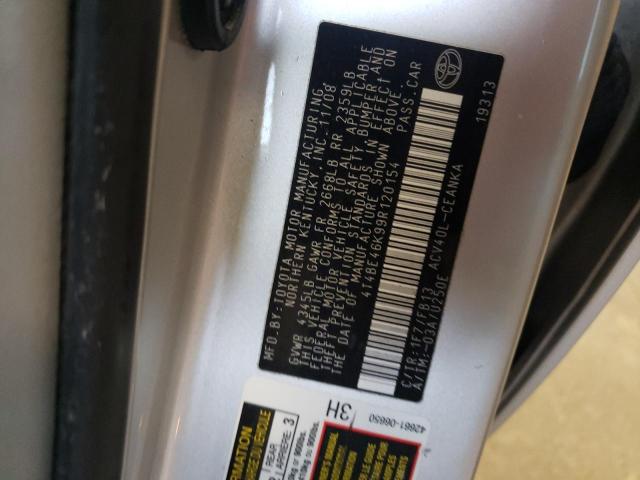 Aukcja sprzedaży 2009 Toyota Camry Base, vin: 4T4BE46K99R120154, numer aukcji: 47000723