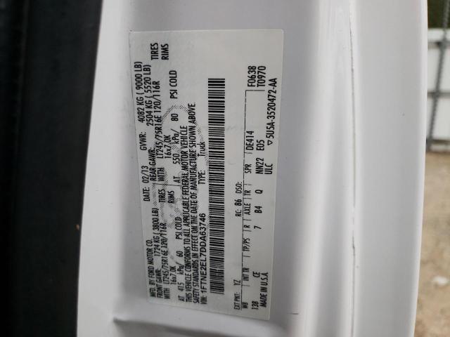 Продаж на аукціоні авто 2013 Ford Econoline E250 Van, vin: 1FTNE2EL7DDA63746, номер лоту: 47055793