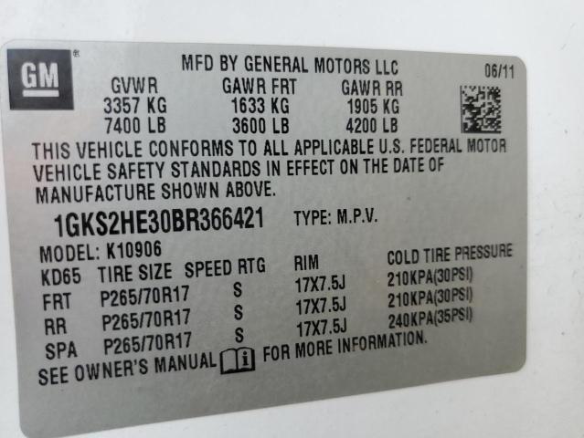 Продажа на аукционе авто 2011 Gmc Yukon Xl K1500 Sle, vin: 1GKS2HE30BR366421, номер лота: 46862103