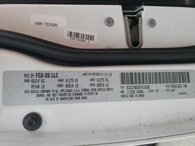 Aukcja sprzedaży 2019 Chrysler 300 S, vin: 2C3CCABG2KH516285, numer aukcji: 46446703