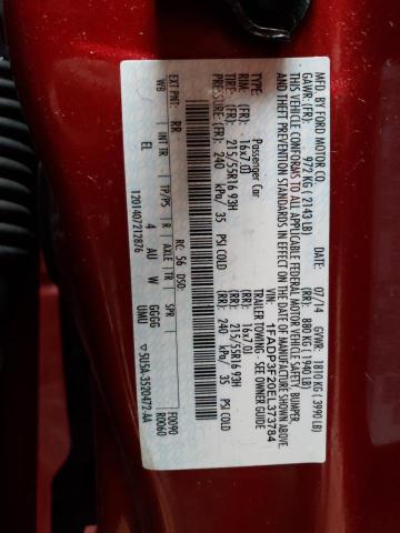 46439543 :رقم المزاد ، 1FADP3F20EL373784 vin ، 2014 Ford Focus Se مزاد بيع