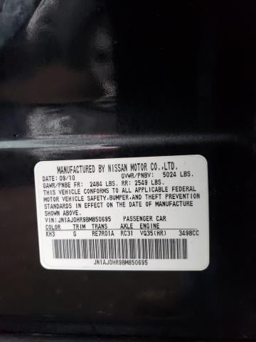 2011 Infiniti Ex35 Base მანქანა იყიდება აუქციონზე, vin: JN1AJ0HR9BM850695, აუქციონის ნომერი: 46775603