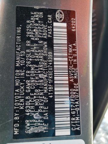 Aukcja sprzedaży 2014 Toyota Camry L, vin: 4T1BF1FK6EU749399, numer aukcji: 45216743