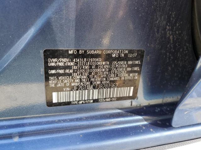 Aukcja sprzedaży 2018 Subaru Crosstrek, vin: JF2GTAMC7J8281962, numer aukcji: 47446113