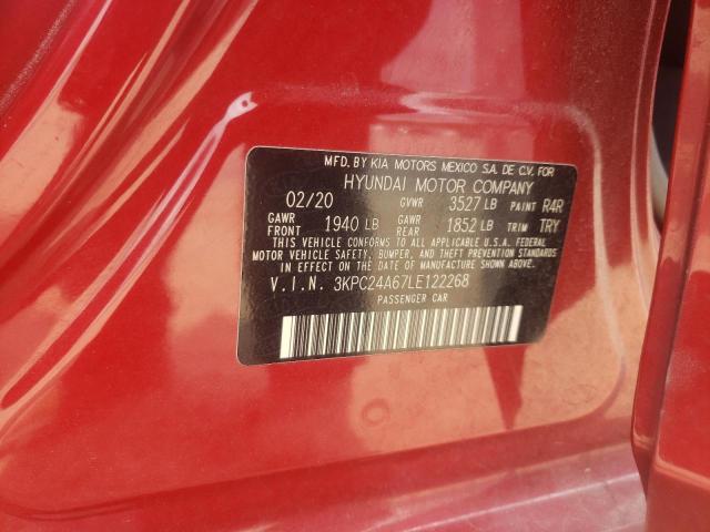 Продажа на аукционе авто 2020 Hyundai Accent Se, vin: 3KPC24A67LE122268, номер лота: 47684243