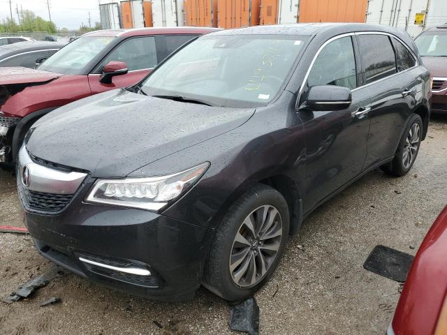 2016 Acura Mdx Technology მანქანა იყიდება აუქციონზე, vin: 5FRYD4H49GB024393, აუქციონის ნომერი: 44932163