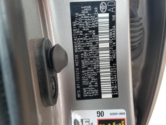 Продаж на аукціоні авто 2016 Toyota Corolla L, vin: 2T1BURHE1GC714866, номер лоту: 47109053