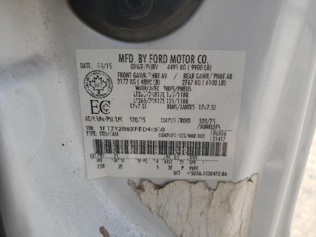 46646873 :رقم المزاد ، 1FT7X2B6XFED46530 vin ، 2015 Ford F250 Super Duty مزاد بيع