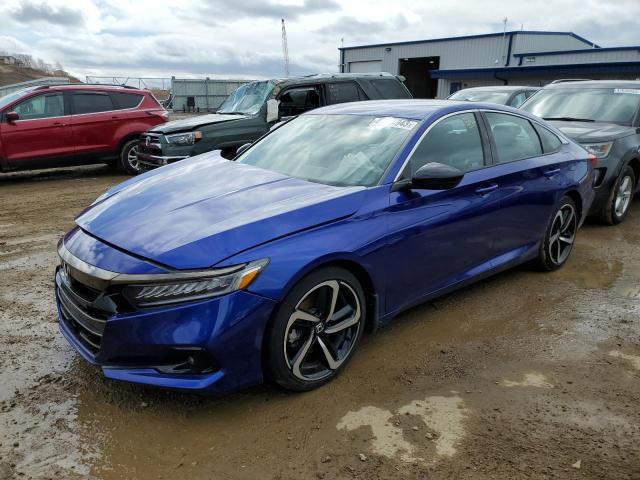 47494943 :رقم المزاد ، 1HGCV1F3XNA121692 vin ، 2022 Honda Accord Sport مزاد بيع