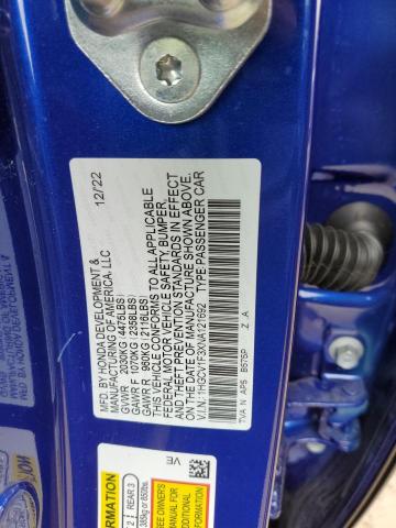 47494943 :رقم المزاد ، 1HGCV1F3XNA121692 vin ، 2022 Honda Accord Sport مزاد بيع