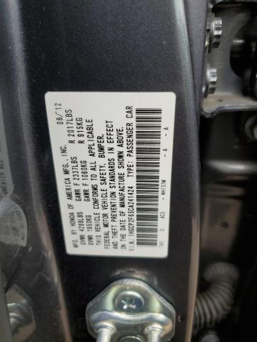 Aukcja sprzedaży 2012 Honda Accord Se, vin: 1HGCP2F65CA241424, numer aukcji: 45536093