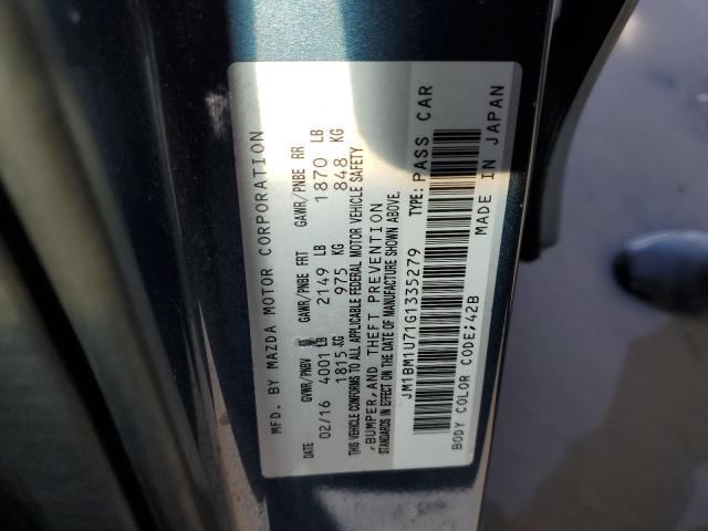 Aukcja sprzedaży 2016 Mazda 3 Sport, vin: JM1BM1U71G1335279, numer aukcji: 47854583