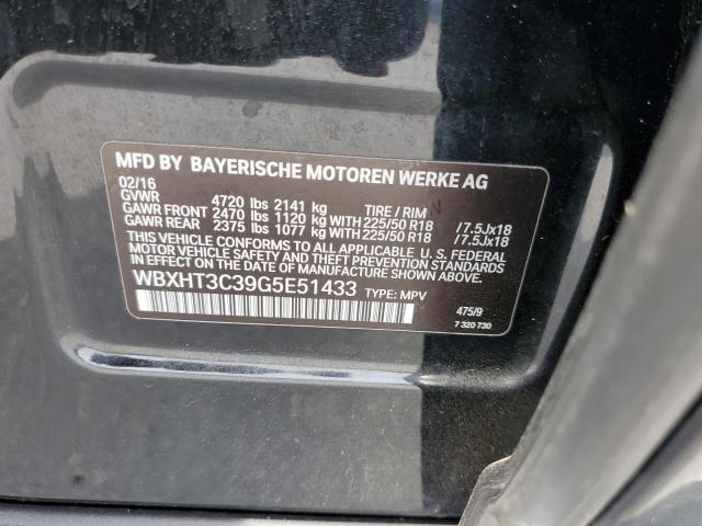 47452713 :رقم المزاد ، WBXHT3C39G5E51433 vin ، 2016 Bmw X1 Xdrive28i مزاد بيع