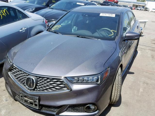 2018 Acura Tlx Tech+a მანქანა იყიდება აუქციონზე, vin: 19UUB2F66JA008085, აუქციონის ნომერი: 37421699