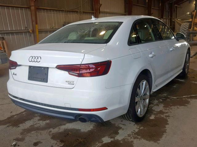 Aukcja sprzedaży 2018 Audi A4 Premium, vin: WAUKMAF45JA090414, numer aukcji: 37864999