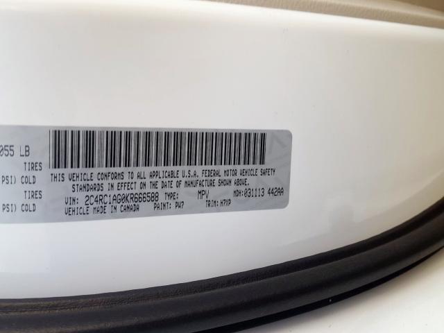 Продаж на аукціоні авто 2019 Chrysler Pacifica L, vin: 2C4RC1AG0KR666588, номер лоту: 55426679