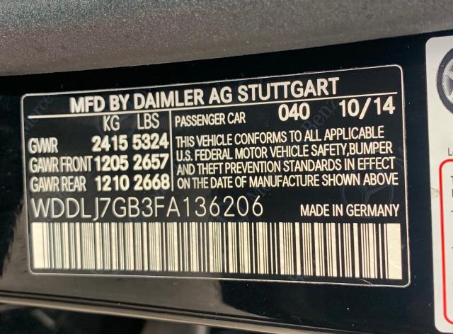 Aukcja sprzedaży 2015 Mercedes-benz Cls 63 Amg, vin: WDDLJ7GB3FA136206, numer aukcji: 47796130