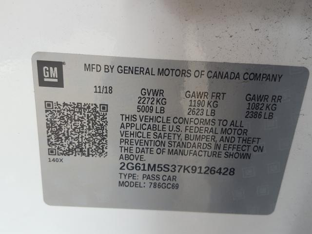 Aukcja sprzedaży 2019 Cadillac Xts Luxury, vin: 2G61M5S37K9126428, numer aukcji: 47922690