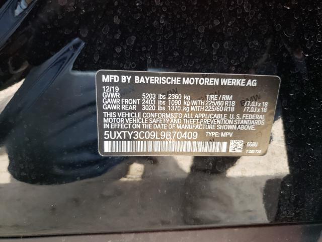 Aukcja sprzedaży 2020 Bmw X3 Sdrive3, vin: 5UXTY3C09L9B70409, numer aukcji: 49164120