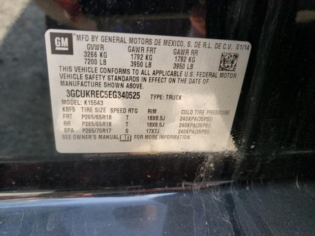 2014 Chevrolet Silverado მანქანა იყიდება აუქციონზე, vin: 3GCUKREC5EG340525, აუქციონის ნომერი: 48466580