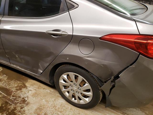 2013 Hyundai Elantra Gl მანქანა იყიდება აუქციონზე, vin: KMHDH4AE7DU495030, აუქციონის ნომერი: 53048210