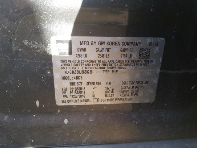 Aukcja sprzedaży 2018 Buick Encore Pre, vin: KL4CJASB8JB668238, numer aukcji: 54729680