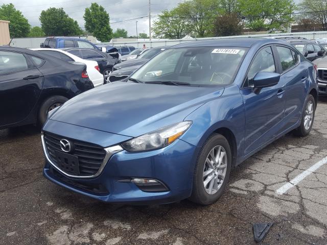 2018 Mazda 3 Sport მანქანა იყიდება აუქციონზე, vin: 3MZBN1U73JM169013, აუქციონის ნომერი: 42178121