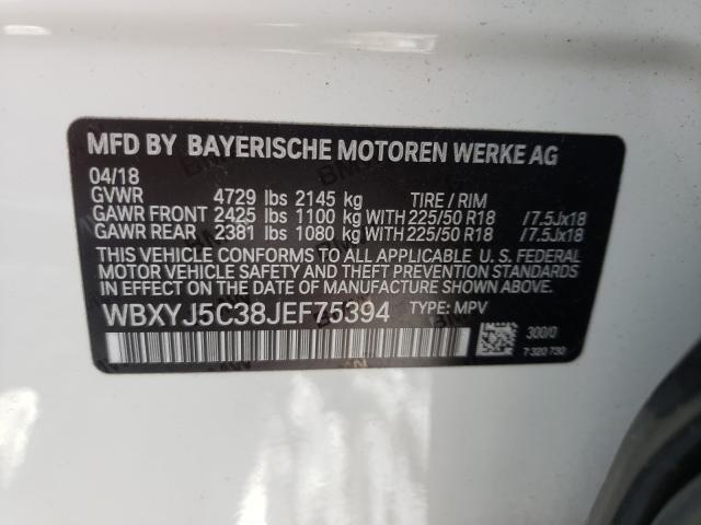 Продажа на аукционе авто 2018 Bmw X2 Xdrive2, vin: WBXYJ5C38JEF75394, номер лота: 43009811