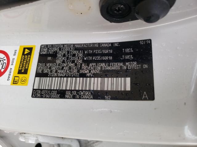 Продажа на аукционе авто 2015 Lexus Rx, vin: 2T2ZK1BA0FC173122, номер лота: 46434061