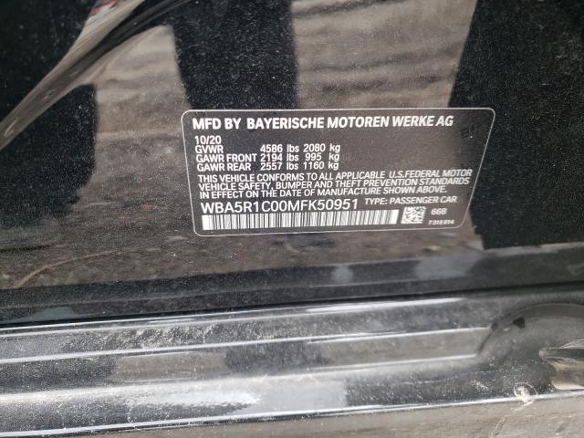 Aukcja sprzedaży 2021 Bmw 330i, vin: WBA5R1C00MFK50951, numer aukcji: 45174521