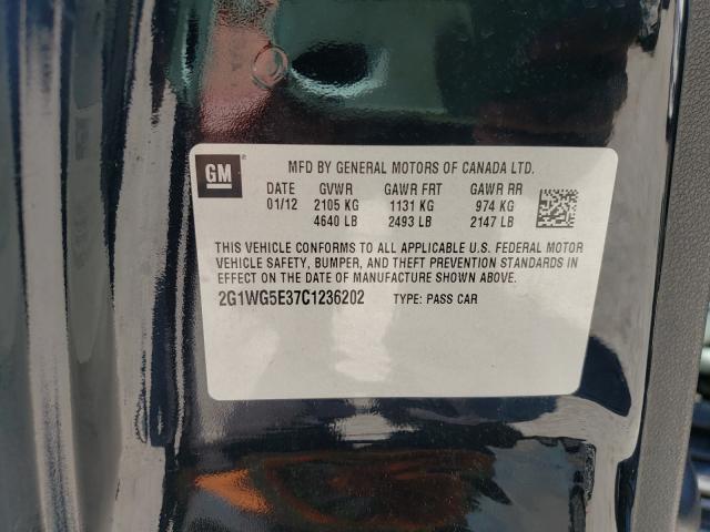 2012 Chevrolet Impala Lt მანქანა იყიდება აუქციონზე, vin: 2G1WG5E37C1236202, აუქციონის ნომერი: 48290311