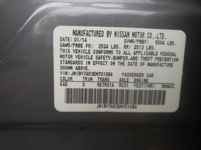 Aukcja sprzedaży 2014 Infiniti Q50 Base, vin: JN1BV7AR3EM701084, numer aukcji: 49240901