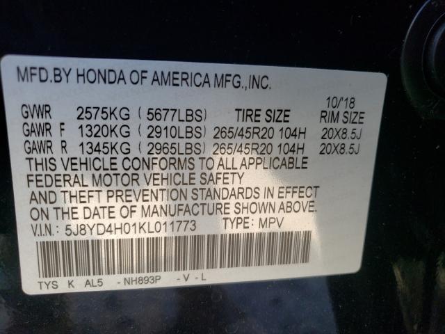 Продаж на аукціоні авто 2019 Acura Mdx A-spec, vin: 5J8YD4H01KL011773, номер лоту: 49687661