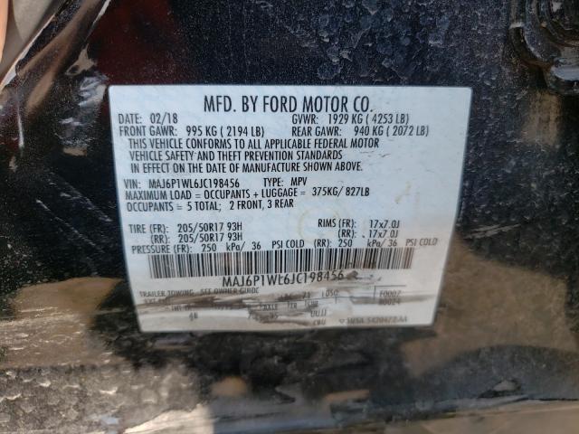 Продажа на аукционе авто 2018 Ford Ecosport T, vin: MAJ6P1WL6JC198456, номер лота: 50918151