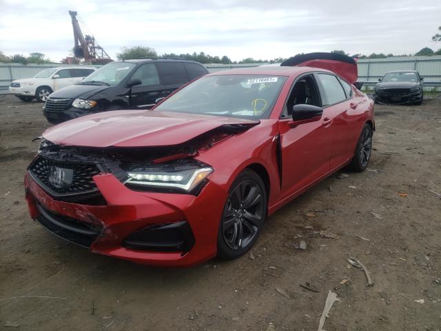 2021 Acura Tlx Tech A მანქანა იყიდება აუქციონზე, vin: 19UUB5F55MA006020, აუქციონის ნომერი: 52110461