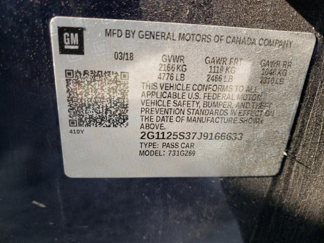 Продажа на аукционе авто 2018 Chevrolet Impala Pre, vin: 2G1125S37J9166633, номер лота: 52473031