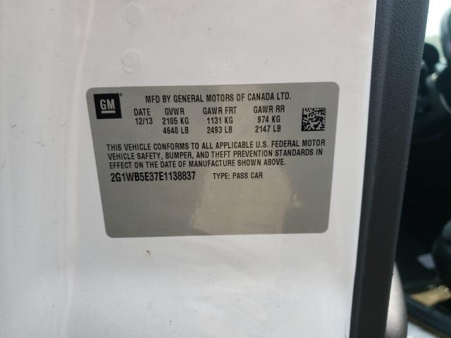 Продаж на аукціоні авто 2014 Chevrolet Impala Limited Lt, vin: 2G1WB5E37E1138837, номер лоту: 53206261