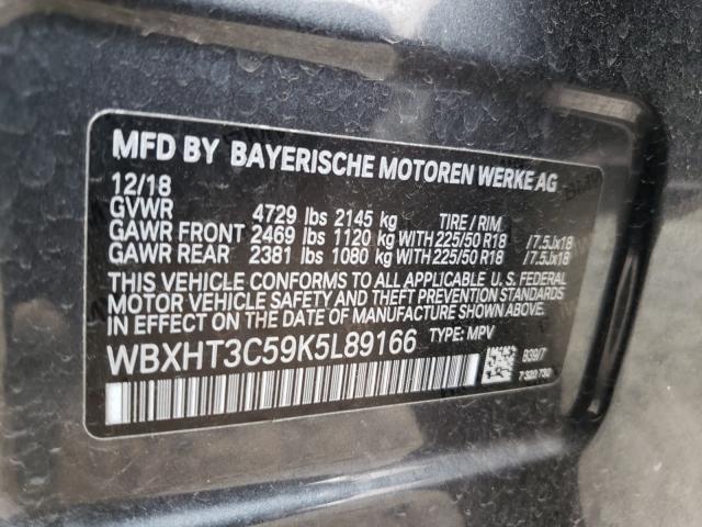 2019 Bmw X1 Xdrive2 მანქანა იყიდება აუქციონზე, vin: WBXHT3C59K5L89166, აუქციონის ნომერი: 53571291