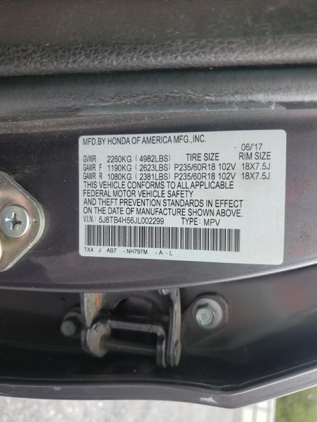 Aukcja sprzedaży 2018 Acura Rdx Techno, vin: 5J8TB4H56JL002299, numer aukcji: 53983201