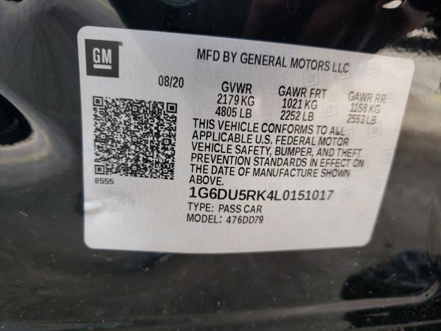 Aukcja sprzedaży 2020 Cadillac Ct5 Sport, vin: 1G6DU5RK4L0151017, numer aukcji: 55410921