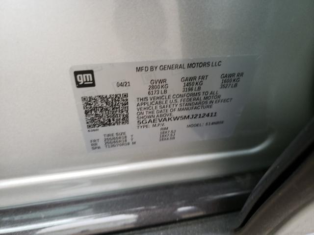 Aukcja sprzedaży 2021 Buick Enclave Es, vin: 5GAEVAKW5MJ212411, numer aukcji: 61112871