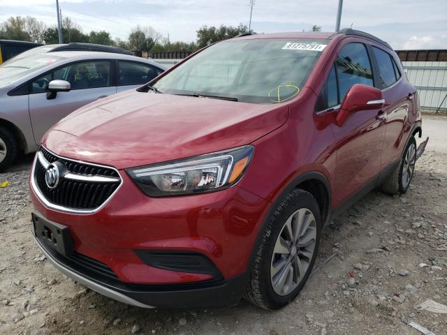 61275791 :رقم المزاد ، KL4CJASBXKB918631 vin ، 2019 Buick Encore مزاد بيع