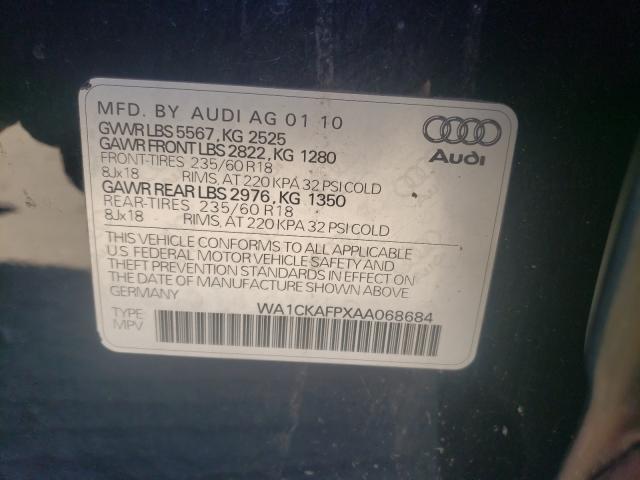 Aukcja sprzedaży 2010 Audi Q5 Premium, vin: WA1CKAFPXAA068684, numer aukcji: 62317341
