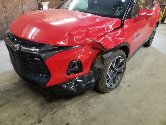 2020 Chevrolet Blazer Rs მანქანა იყიდება აუქციონზე, vin: 3GNKBKRS6LS539942, აუქციონის ნომერი: 62034641
