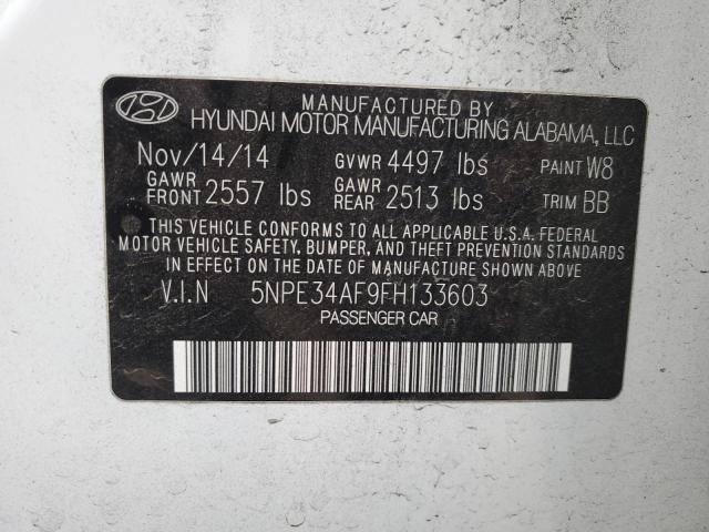 Aukcja sprzedaży 2015 Hyundai Sonata Sport, vin: 5NPE34AF9FH133603, numer aukcji: 37056444