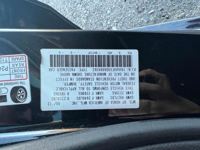 38586414 :رقم المزاد ، 19UUA9F59DA004362 vin ، 2013 Acura Tl Tech مزاد بيع