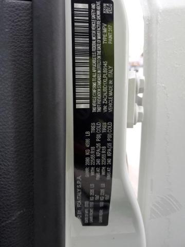 2020 Jeep Renegade Limited მანქანა იყიდება აუქციონზე, vin: ZACNJBD1XLPL89145, აუქციონის ნომერი: 82519013